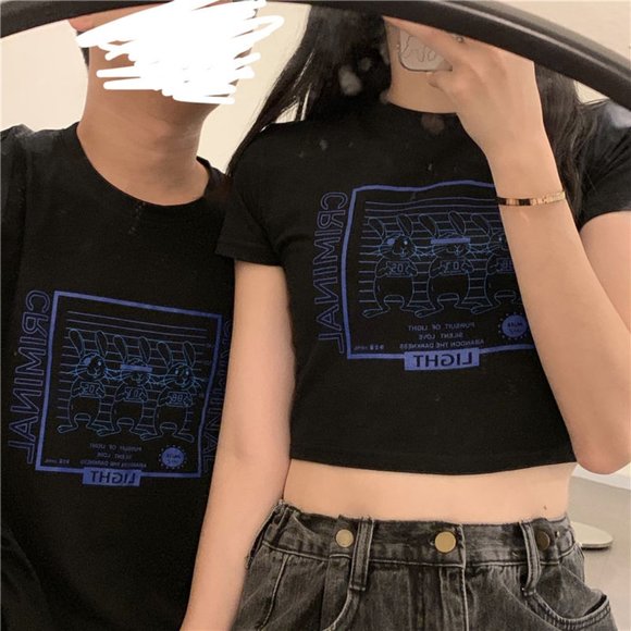 2021 summer all-match T-shirt loose version - Picture 3 of 5